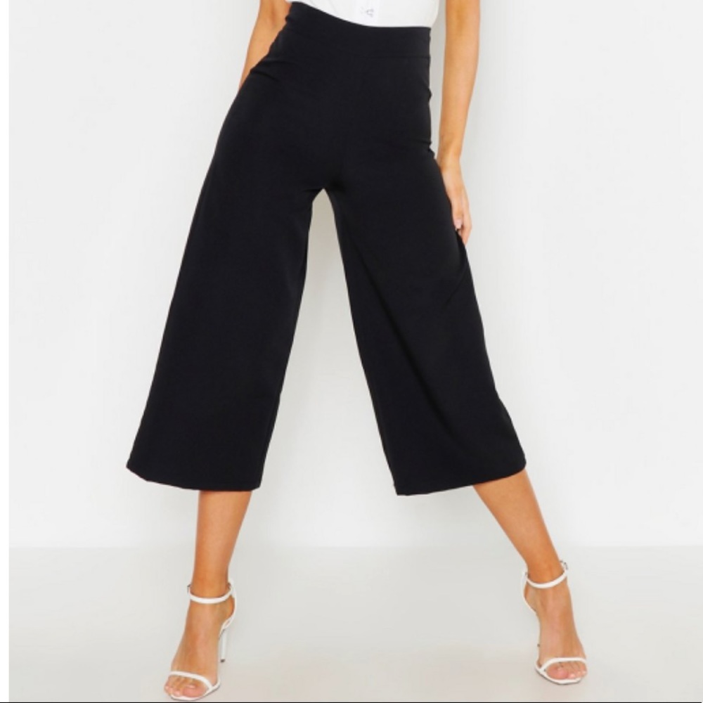 Large Dalmatian Spot Wide Leg Culottes